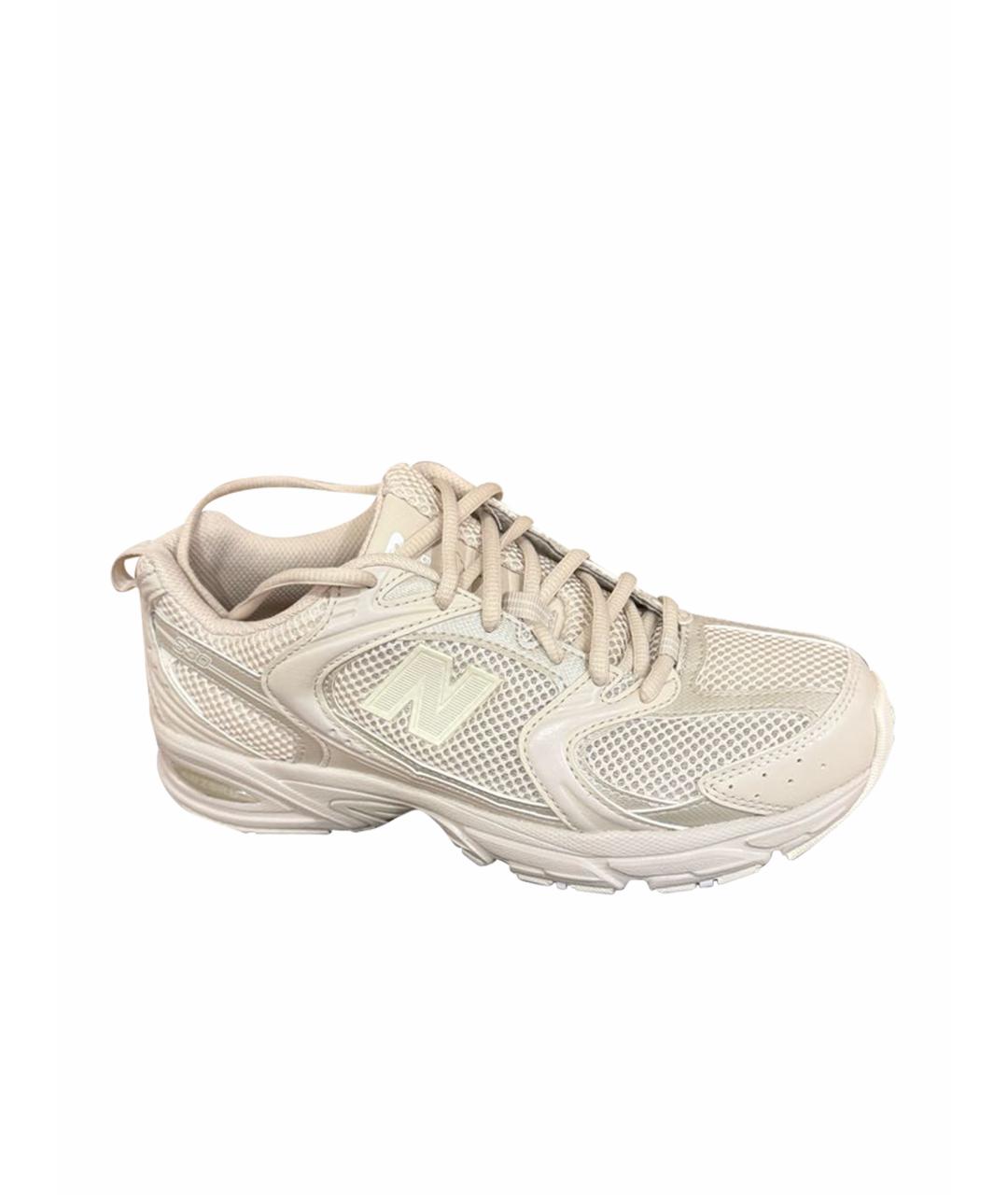 NEW BALANCE Бежевые текстильные кроссовки, фото 1
