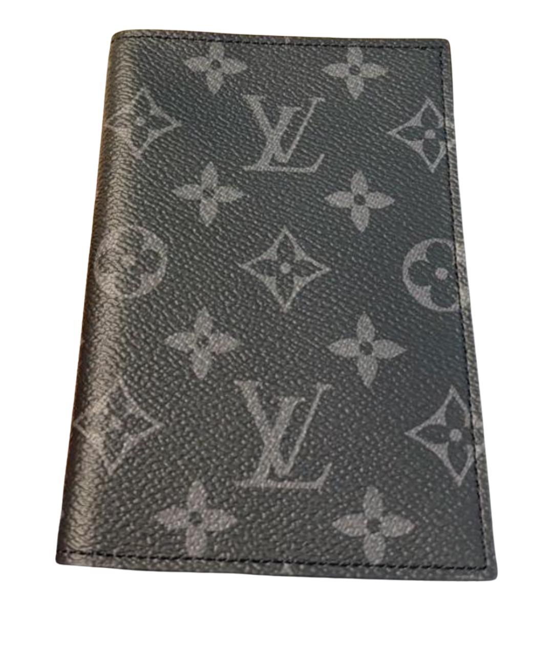 LOUIS VUITTON Антрацитовый кардхолдер, фото 1