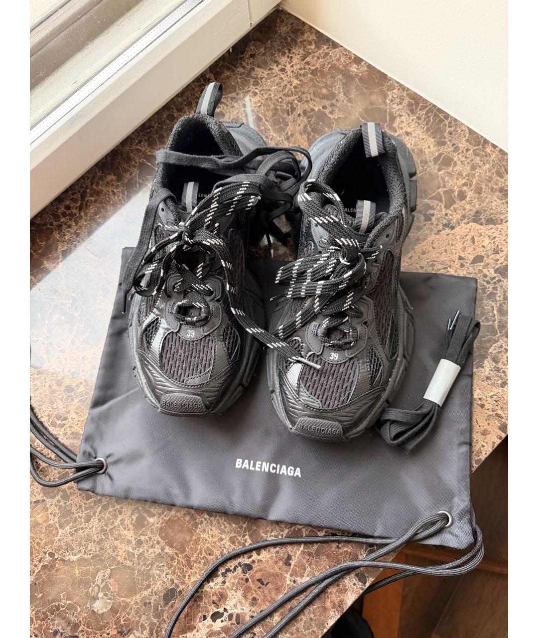 BALENCIAGA Черные кроссовки, фото 8