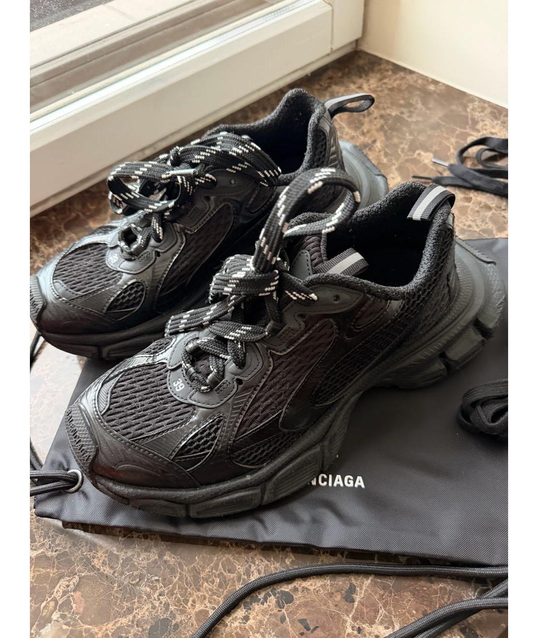 BALENCIAGA Черные кроссовки, фото 5