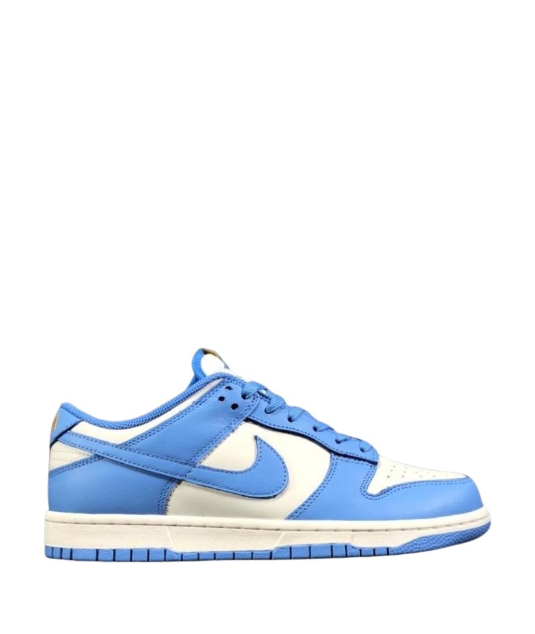 NIKE Голубые кожаные кроссовки, фото 1