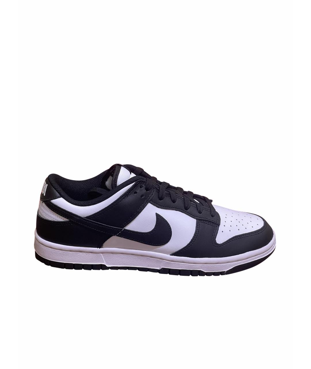 NIKE Черные кожаные кроссовки, фото 1