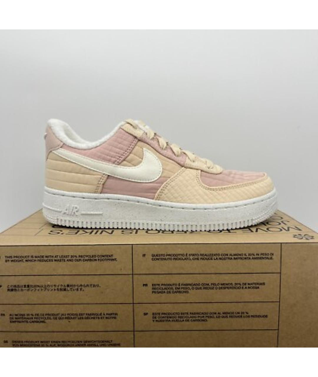 NIKE Розовые текстильные кроссовки, фото 4