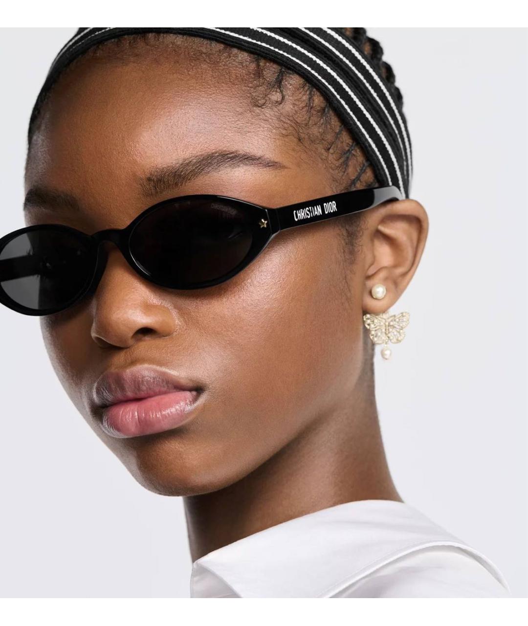 CHRISTIAN DIOR Черные солнцезащитные очки, фото 4