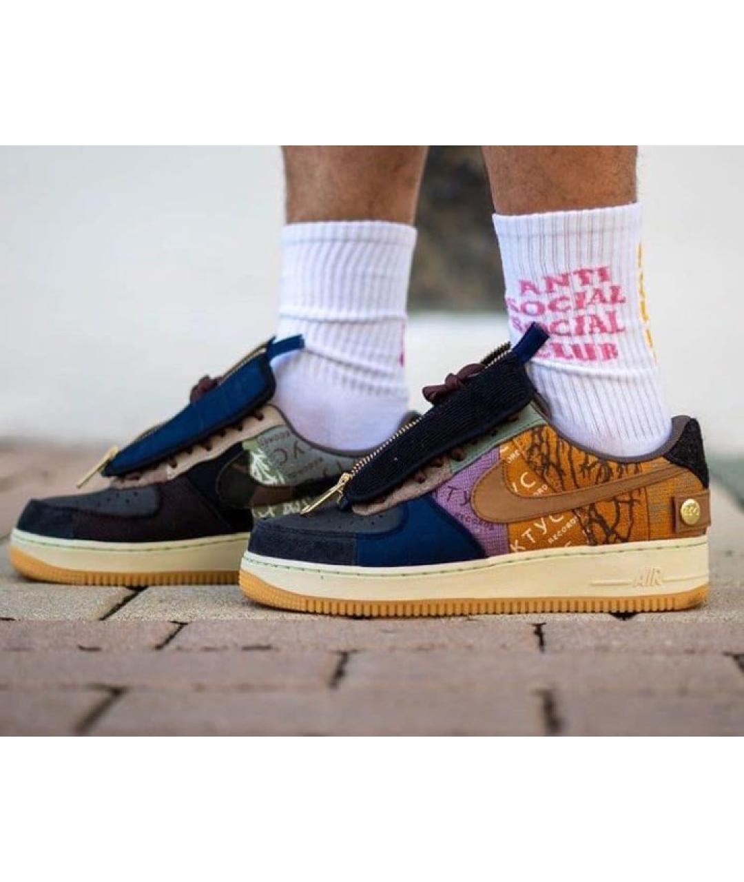 NIKE Текстильные высокие кроссовки / кеды, фото 2