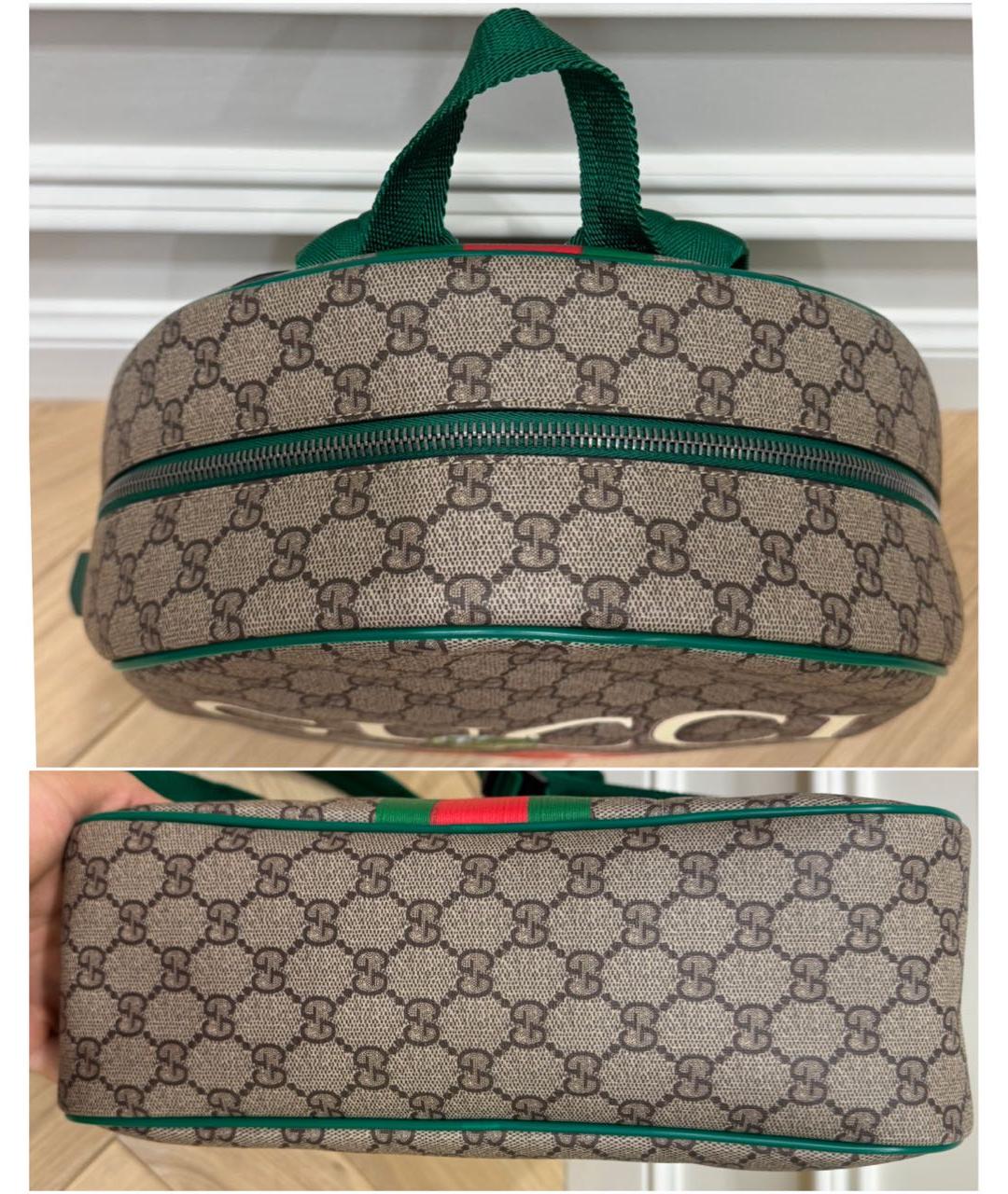 GUCCI Бежевый рюкзак, фото 4