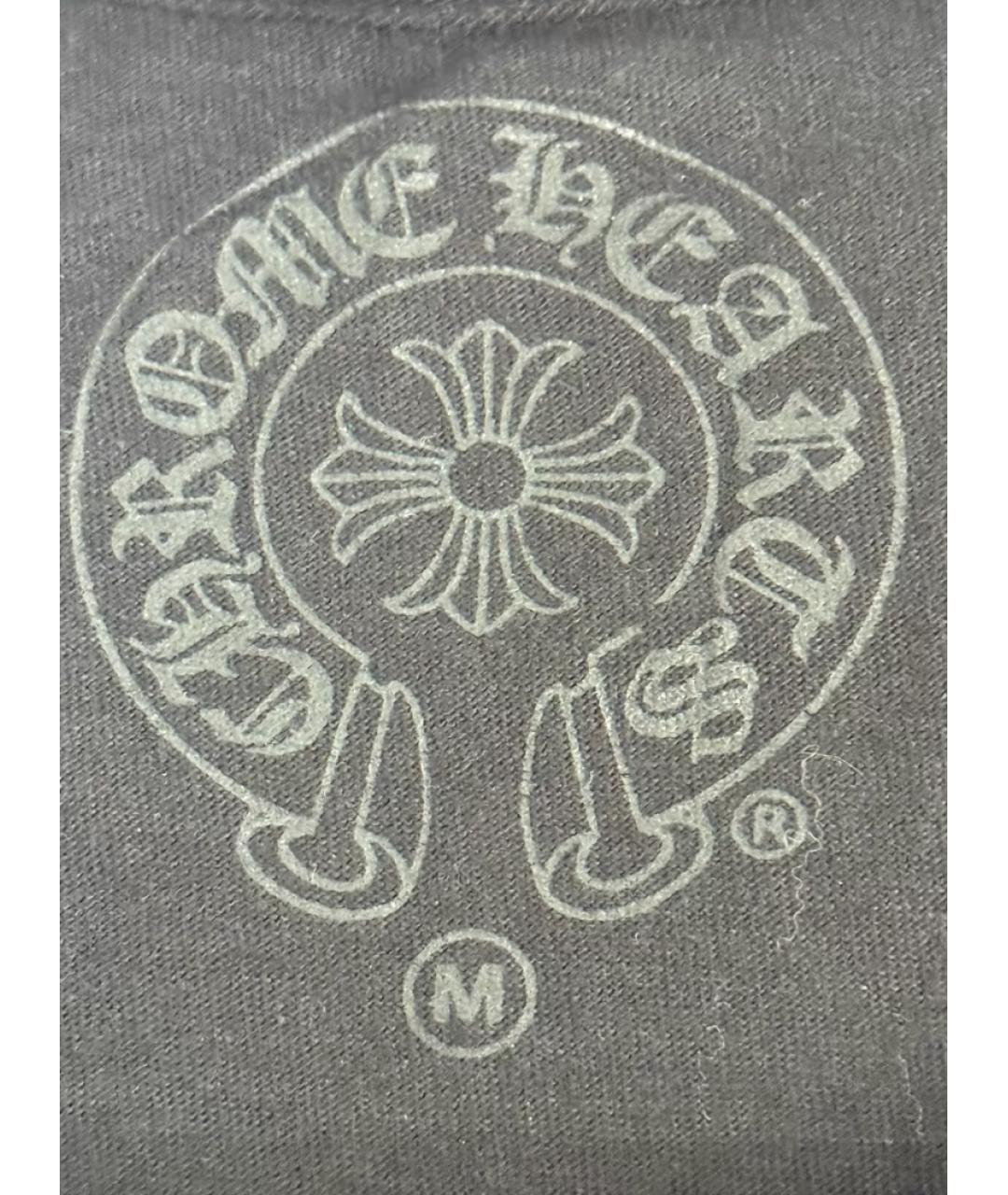 CHROME HEARTS Черная футболка, фото 3