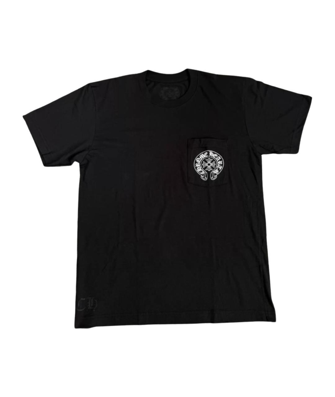 CHROME HEARTS Черная хлопковая футболка, фото 1