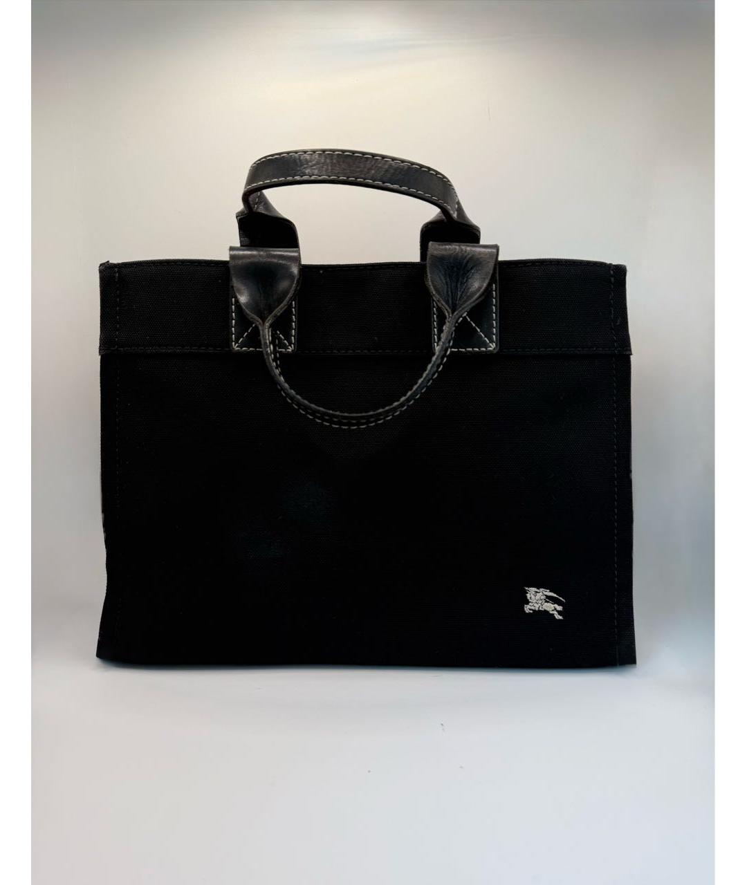 BURBERRY Черная сумка тоут, фото 8