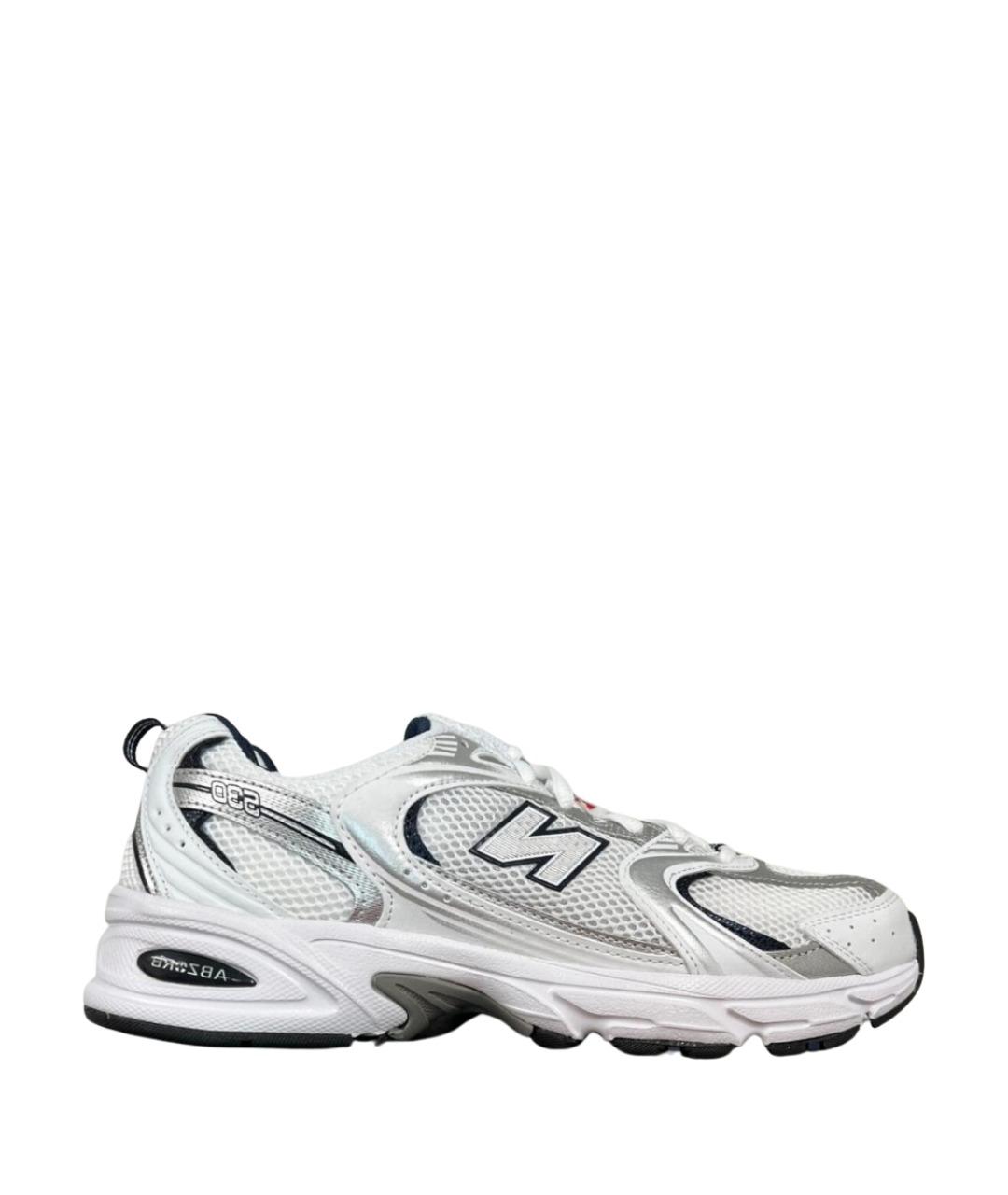 NEW BALANCE Белые текстильные кроссовки, фото 1