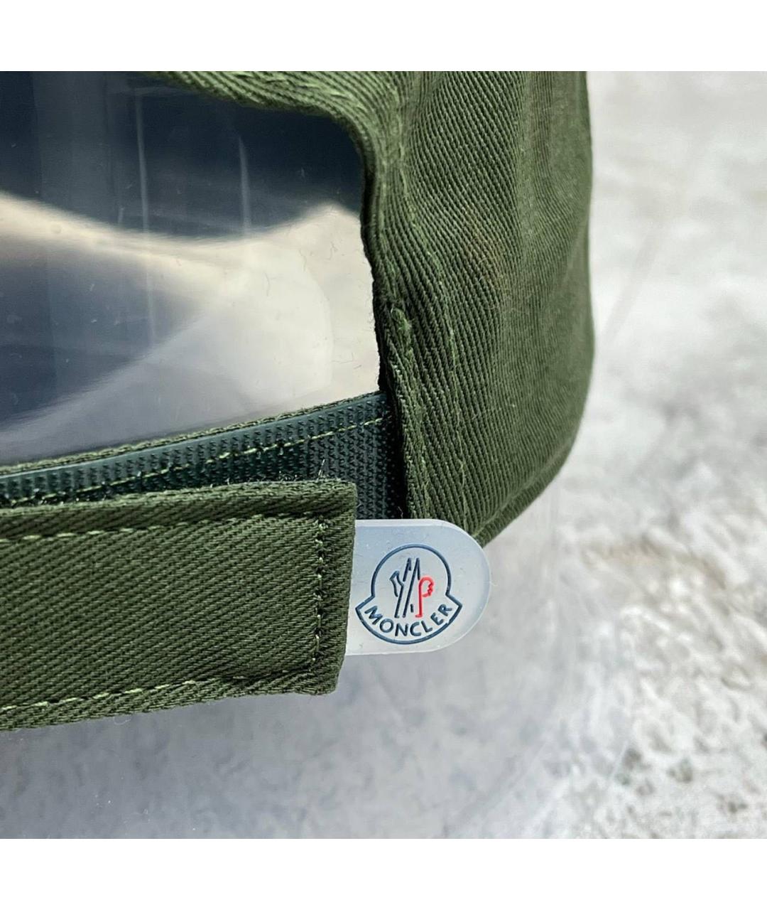 MONCLER Хаки хлопковая кепка/бейсболка, фото 6