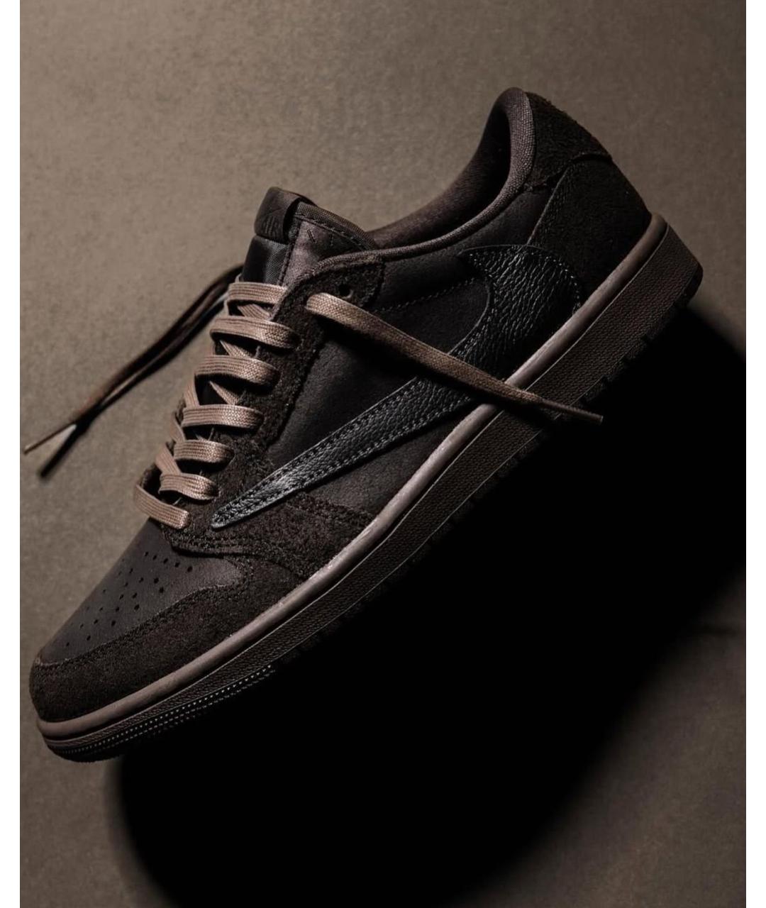 NIKE Коричневые замшевые низкие кроссовки / кеды, фото 4