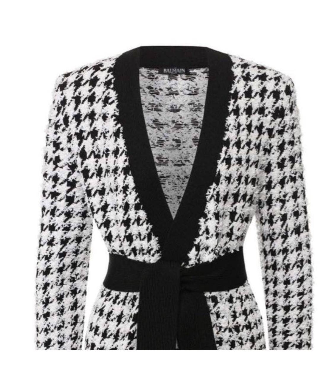 BALMAIN Черный вискозный кардиган, фото 2