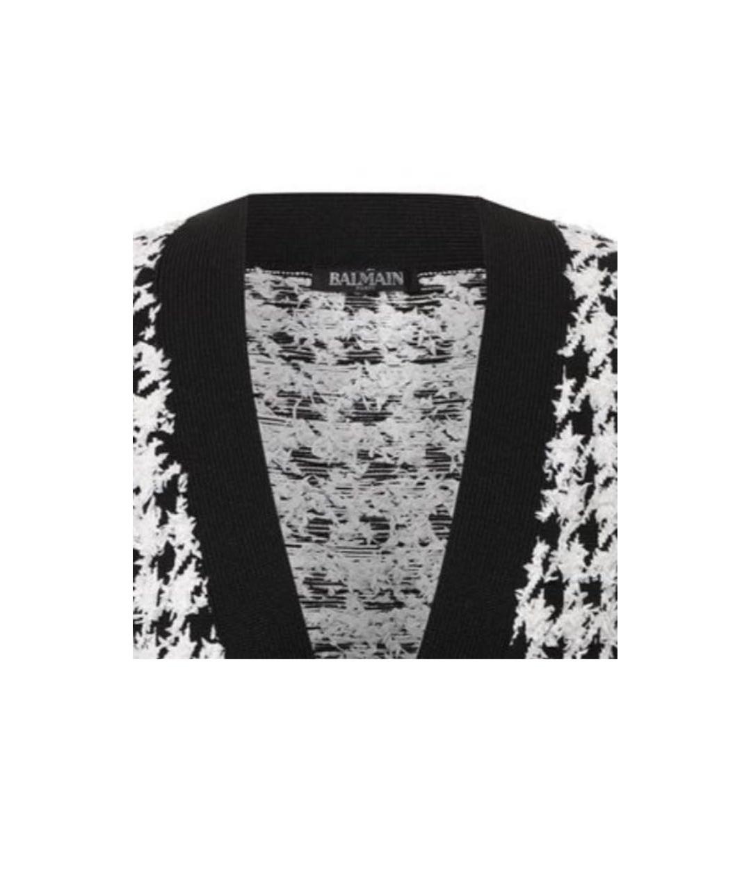 BALMAIN Черный вискозный кардиган, фото 3