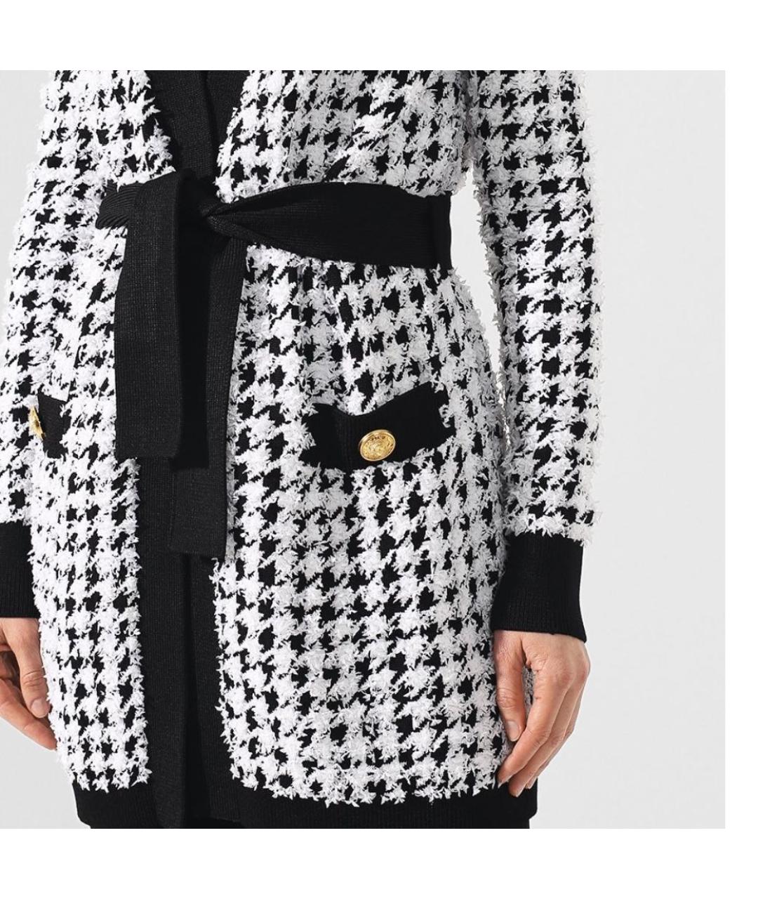 BALMAIN Черный вискозный кардиган, фото 4