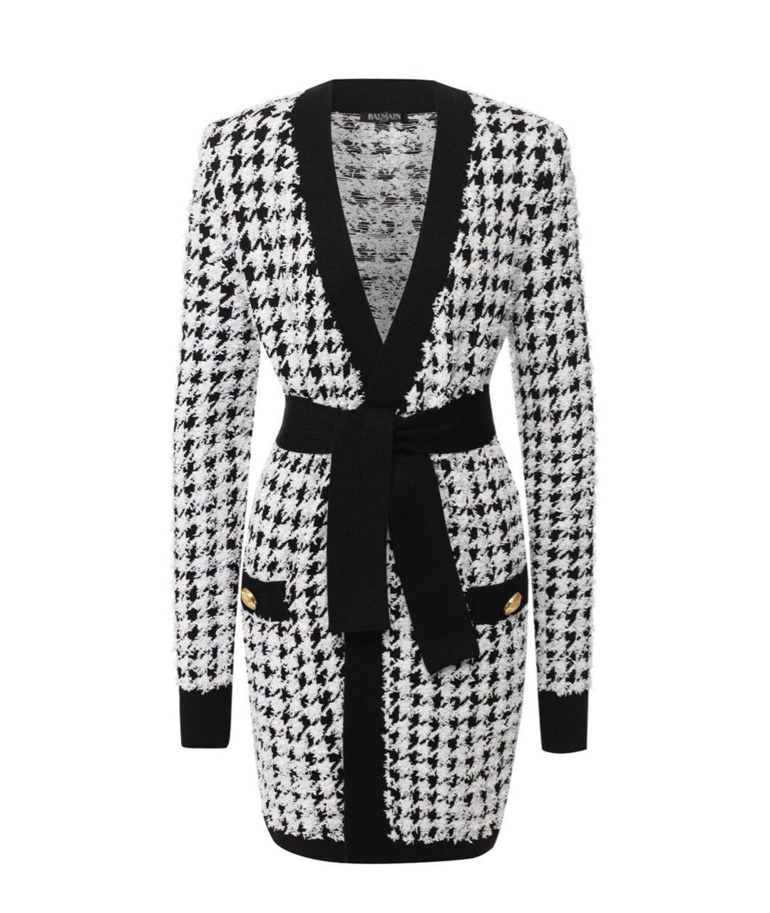 BALMAIN Черный вискозный кардиган, фото 5