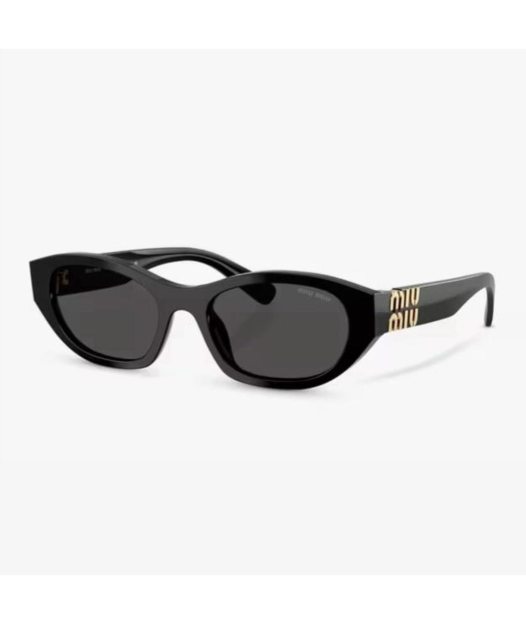 MIU MIU Черные солнцезащитные очки, фото 7