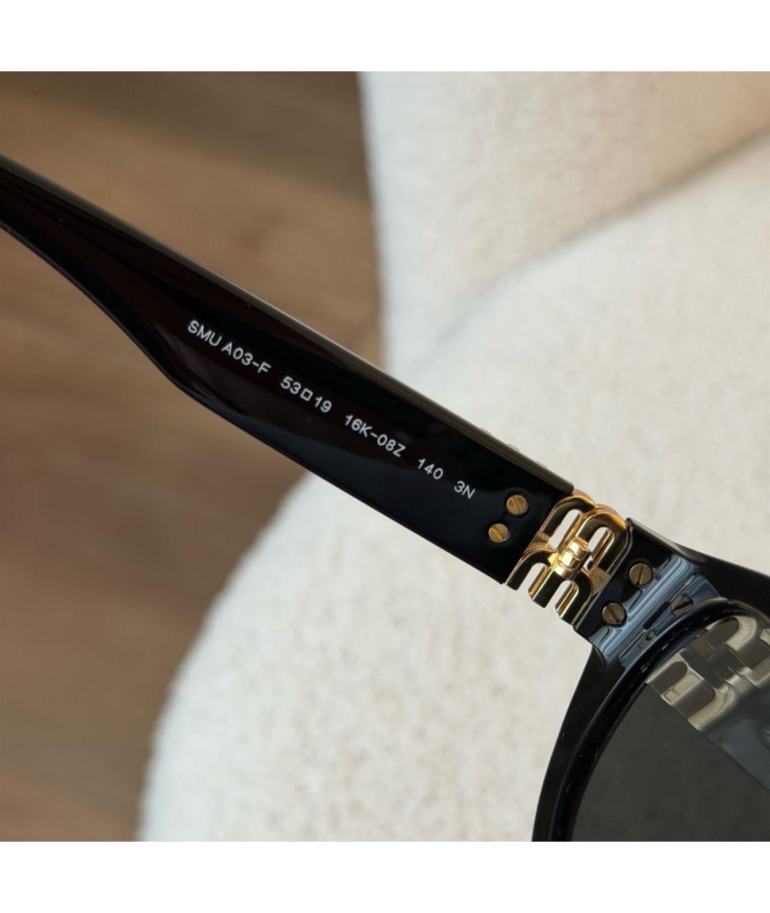 MIU MIU Черные солнцезащитные очки, фото 5