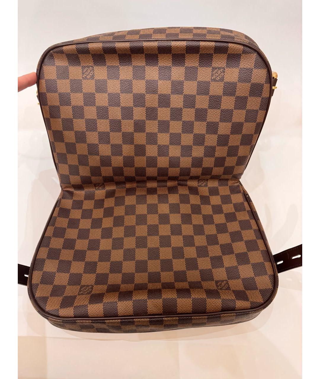 LOUIS VUITTON Коричневая сумка через плечо, фото 7