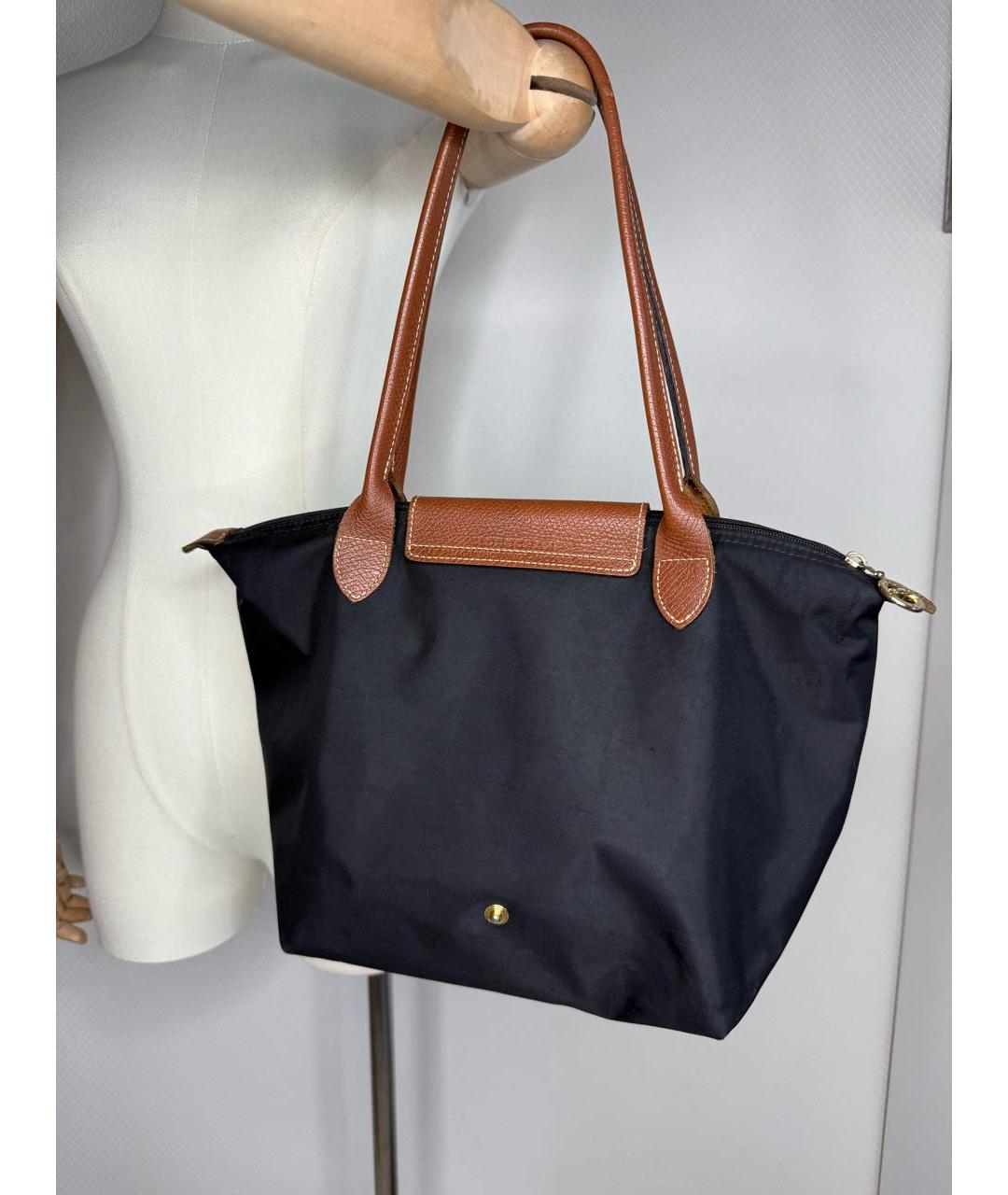 LONGCHAMP Черная сумка тоут, фото 6