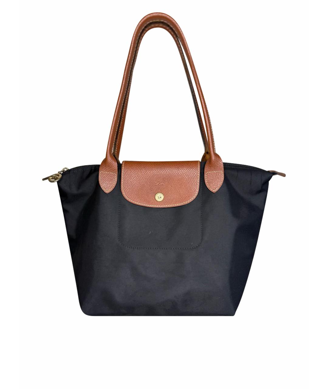 LONGCHAMP Черная сумка тоут, фото 1