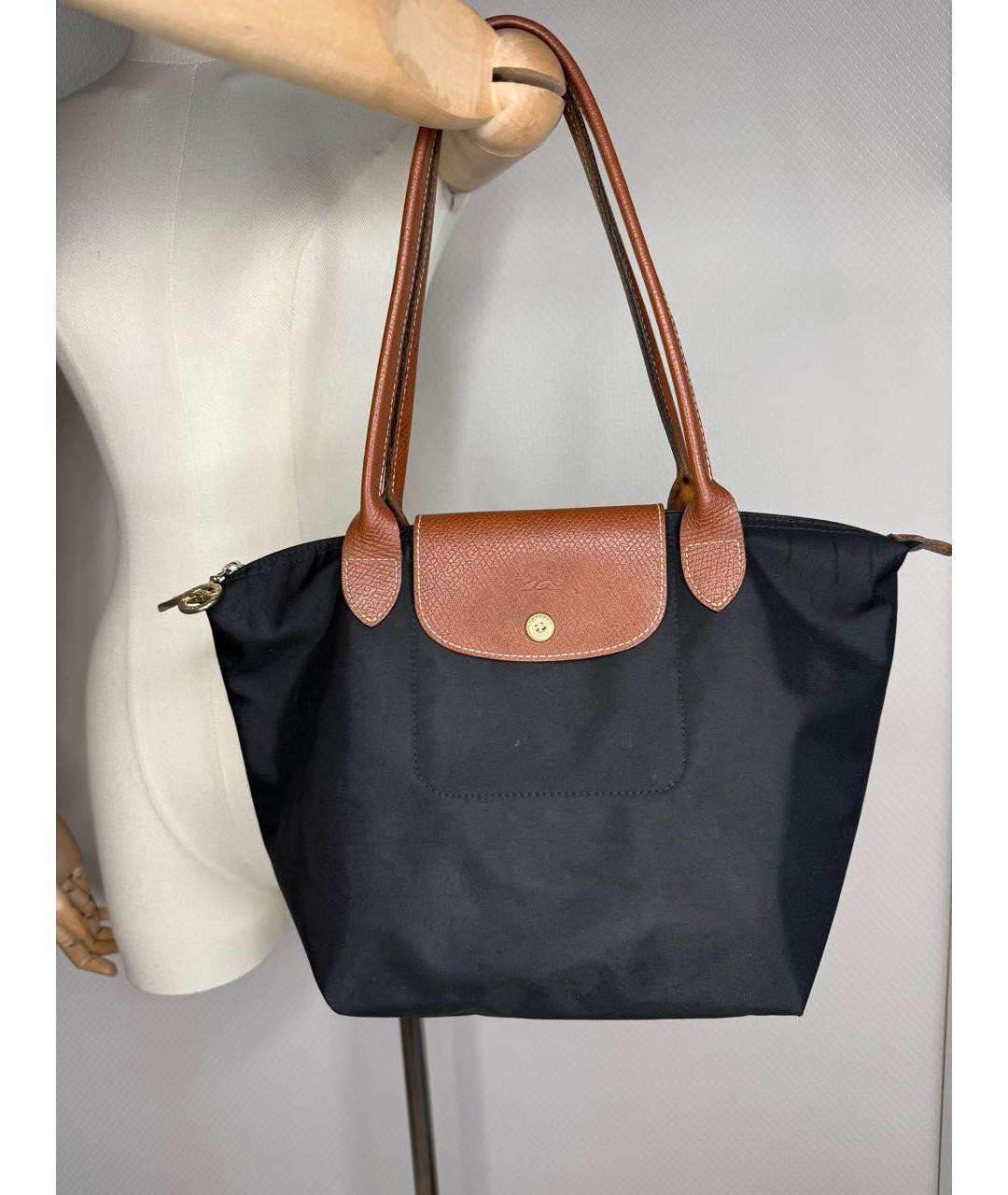 LONGCHAMP Черная сумка тоут, фото 9