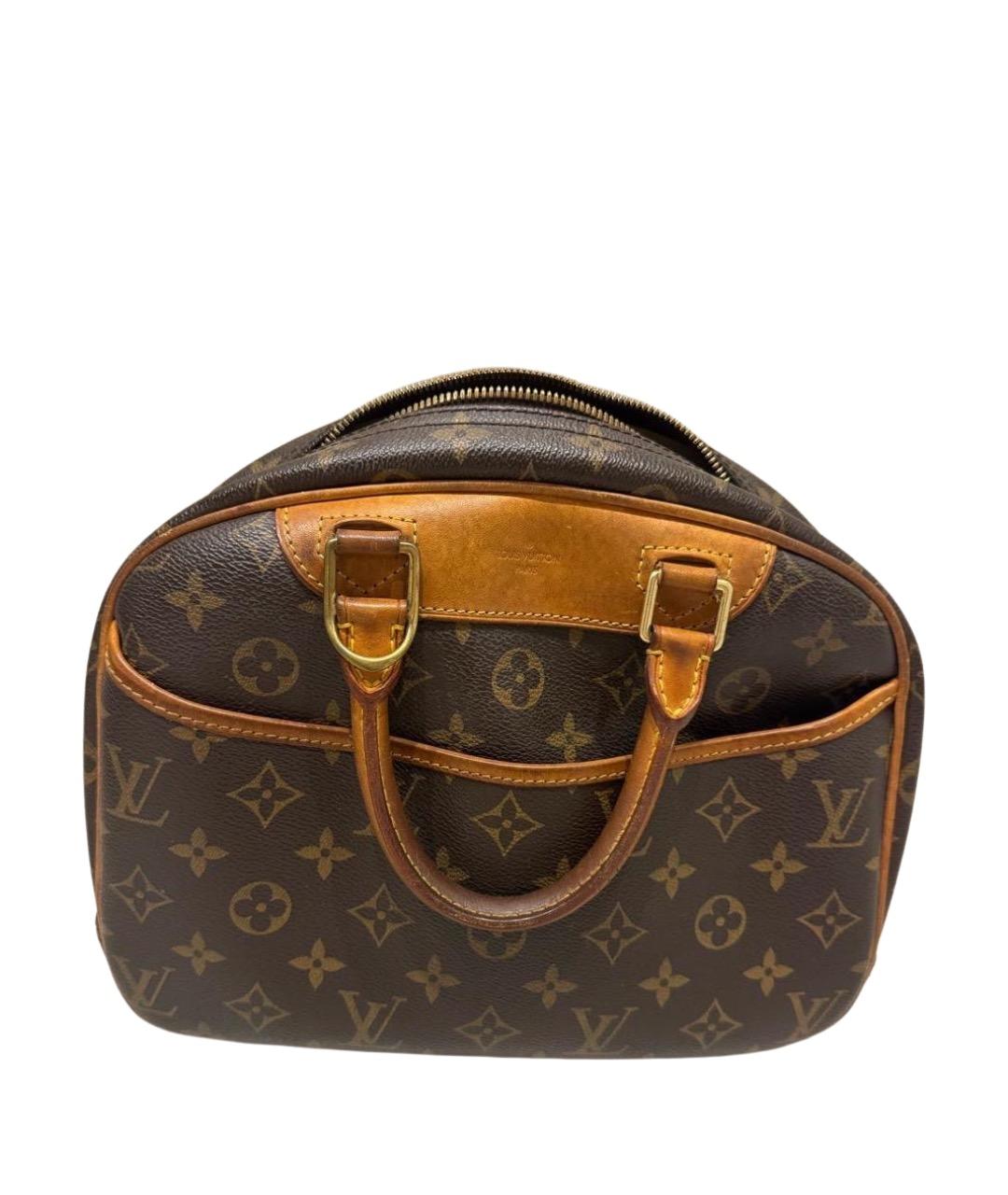 LOUIS VUITTON Коричневая сумка с короткими ручками, фото 1