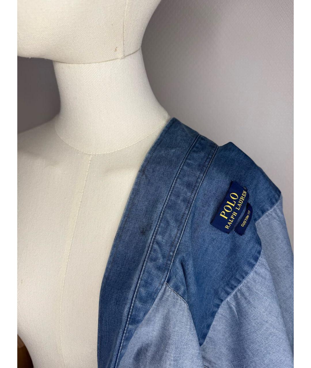 POLO RALPH LAUREN Мульти деним рубашка, фото 6