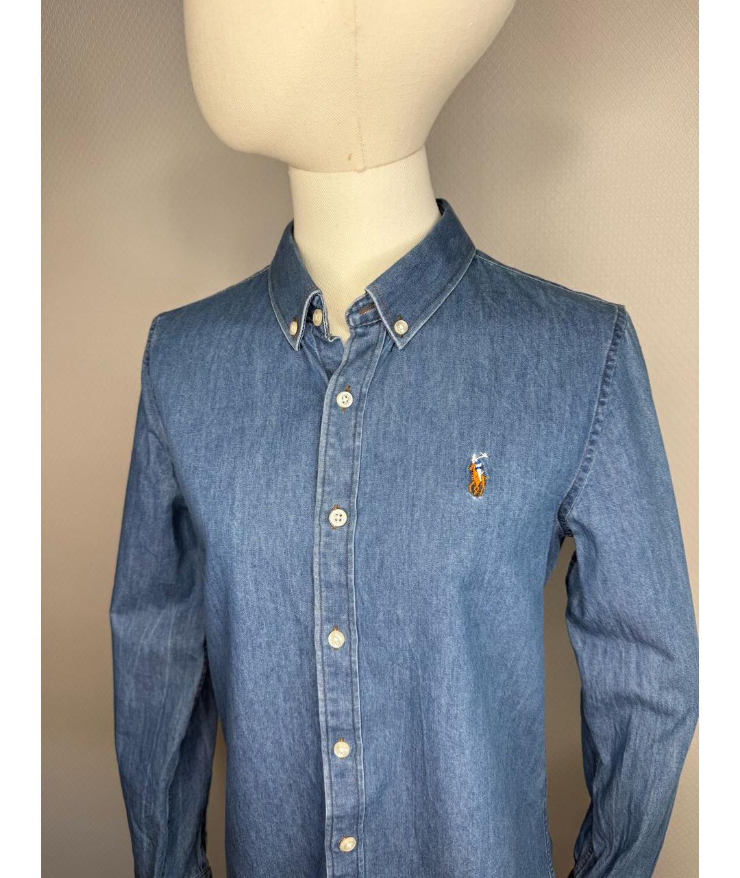 POLO RALPH LAUREN Мульти деним рубашка, фото 8
