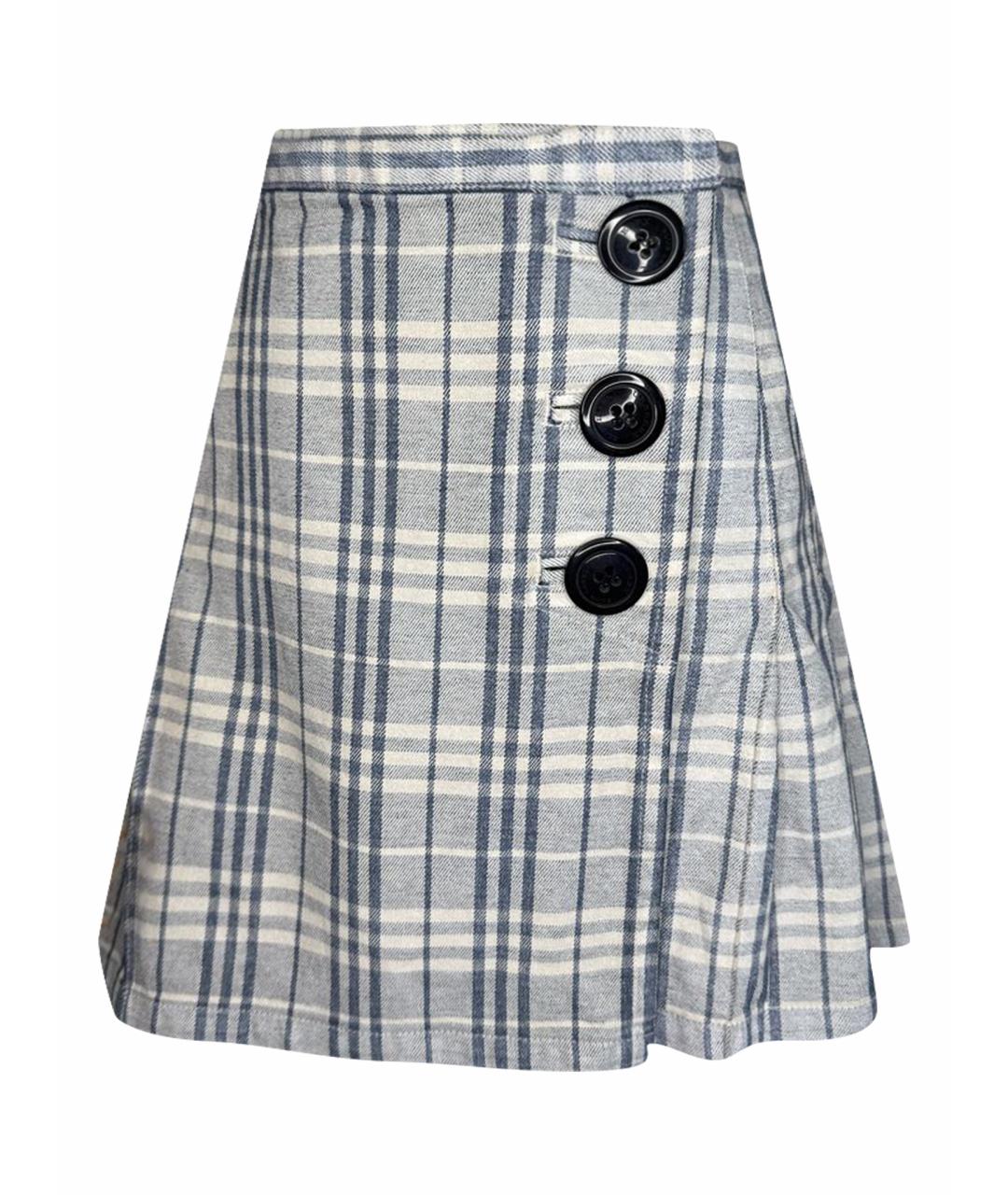 BURBERRY Мульти юбка мини, фото 1