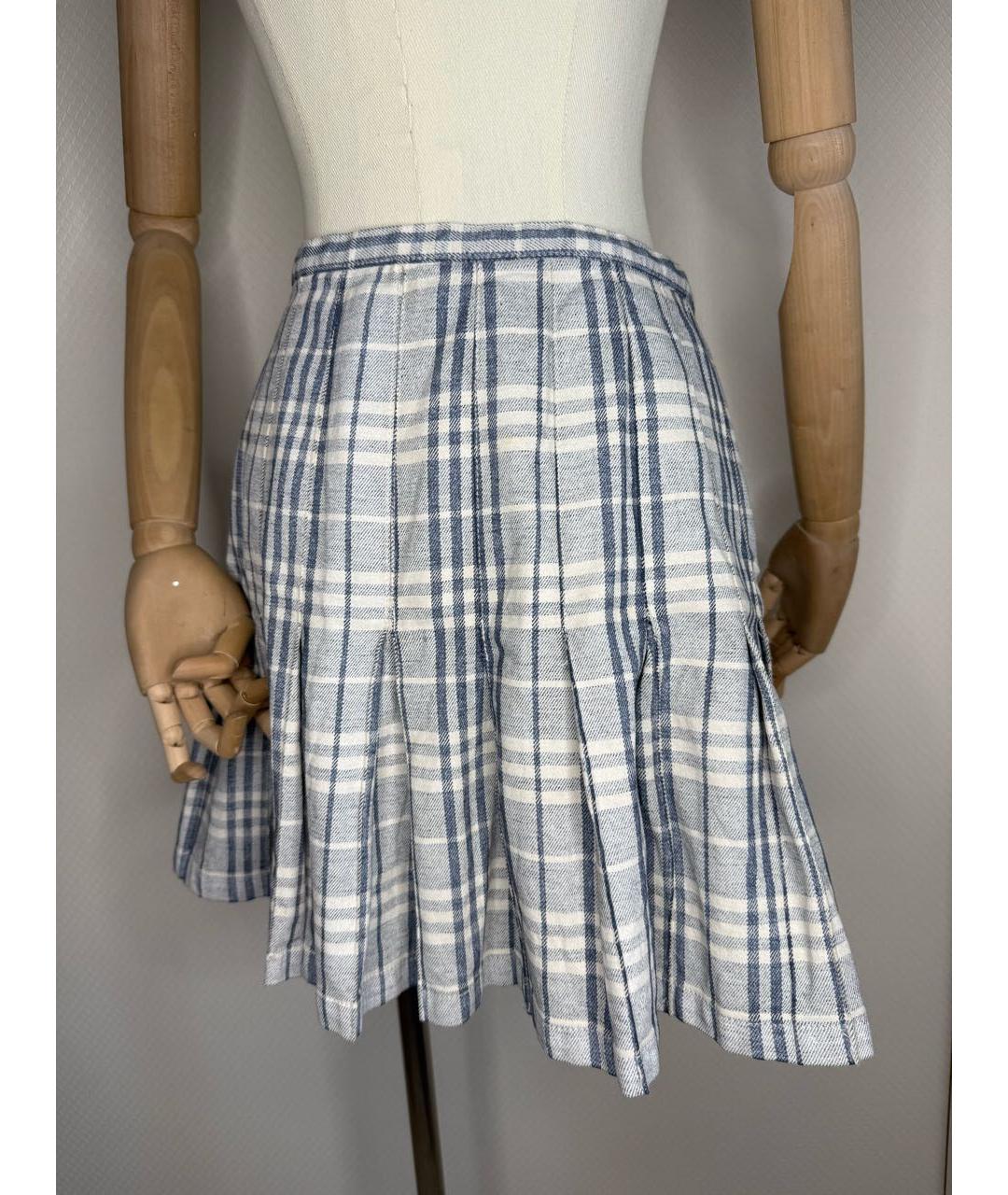BURBERRY Мульти юбка мини, фото 4