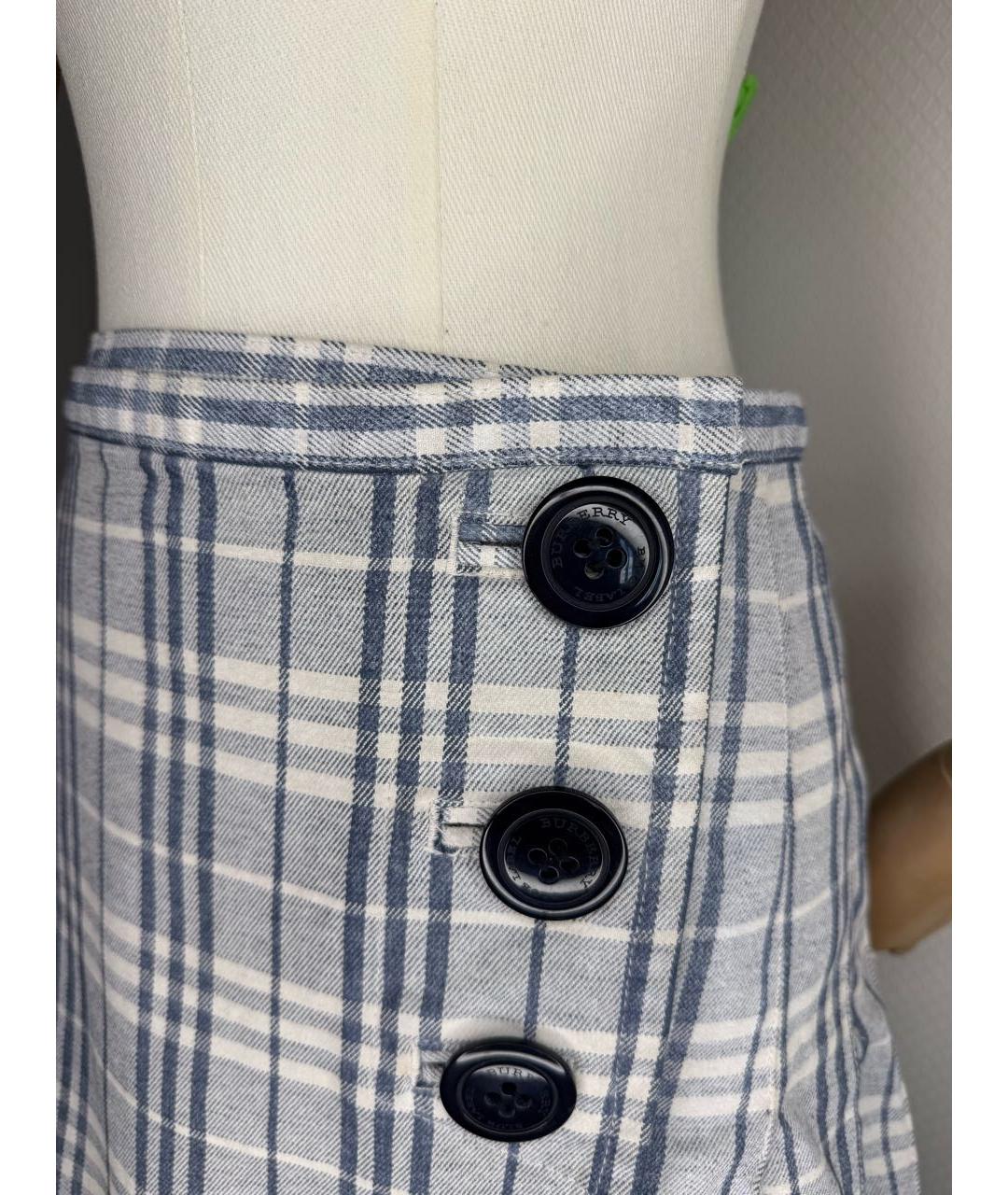 BURBERRY Мульти юбка мини, фото 2