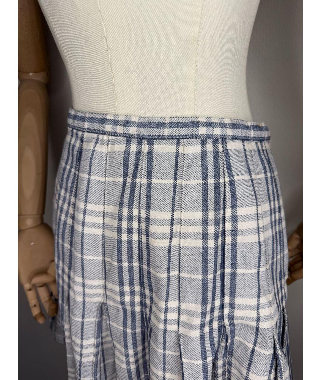 BURBERRY Мульти юбка мини, фото 3
