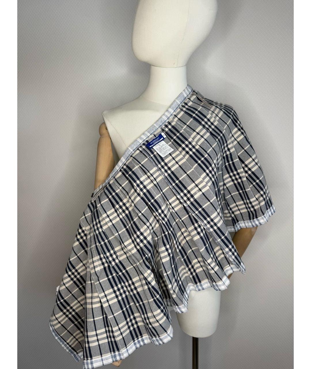 BURBERRY Мульти юбка мини, фото 5