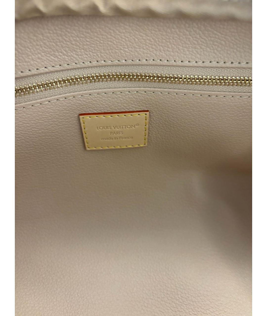 LOUIS VUITTON Коричневая косметичка, фото 7