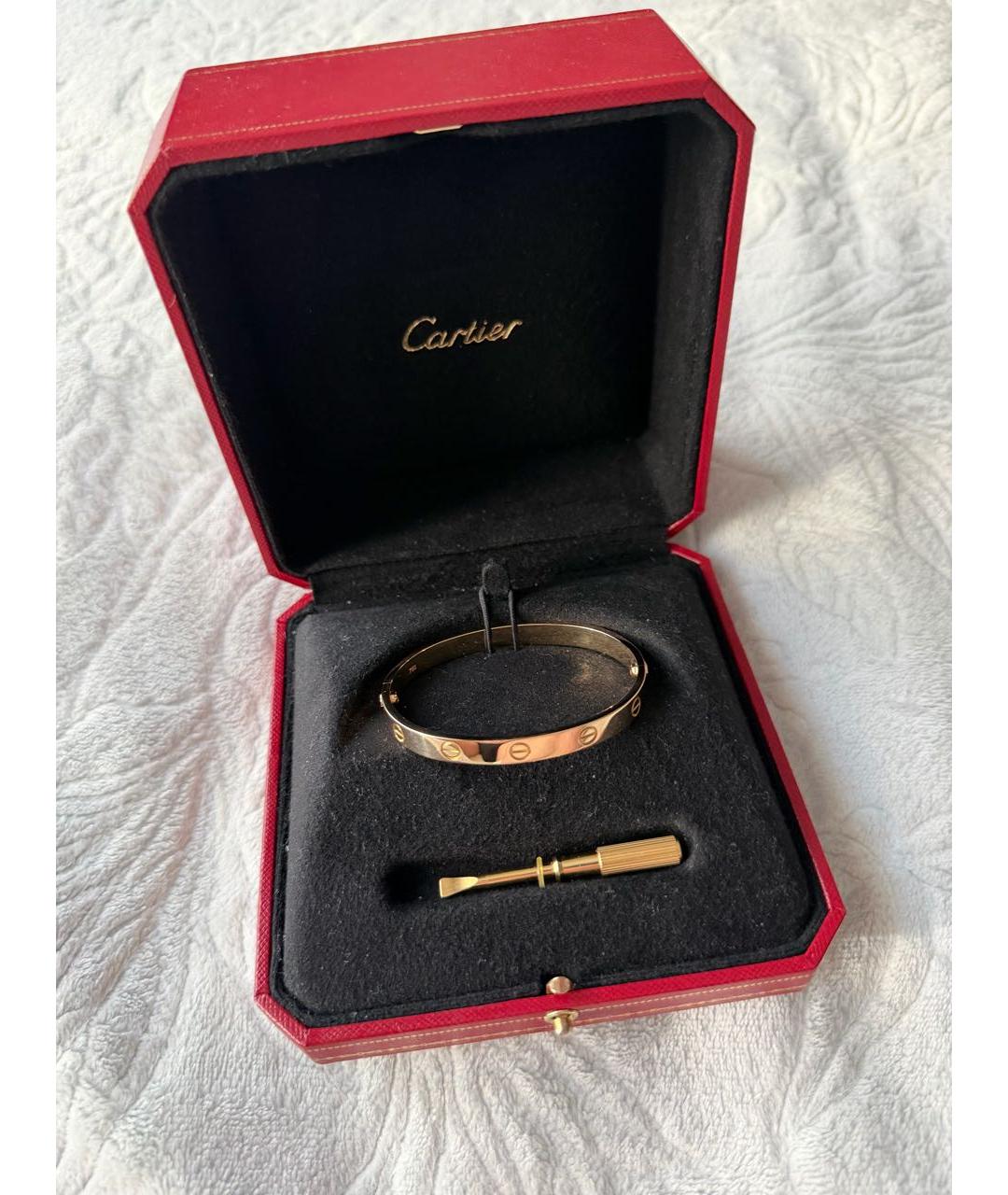 CARTIER Золотой браслет из желтого золота, фото 7