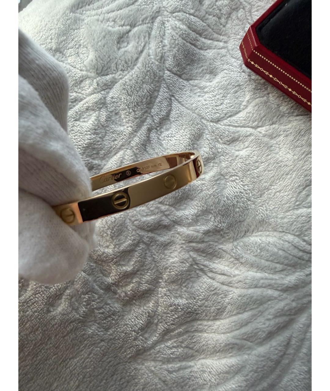 CARTIER Золотой браслет из желтого золота, фото 4