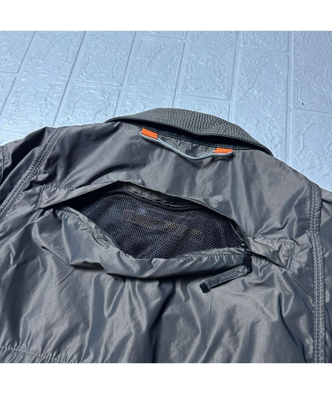PARAJUMPERS Коричневая полиэстеровая куртка, фото 4