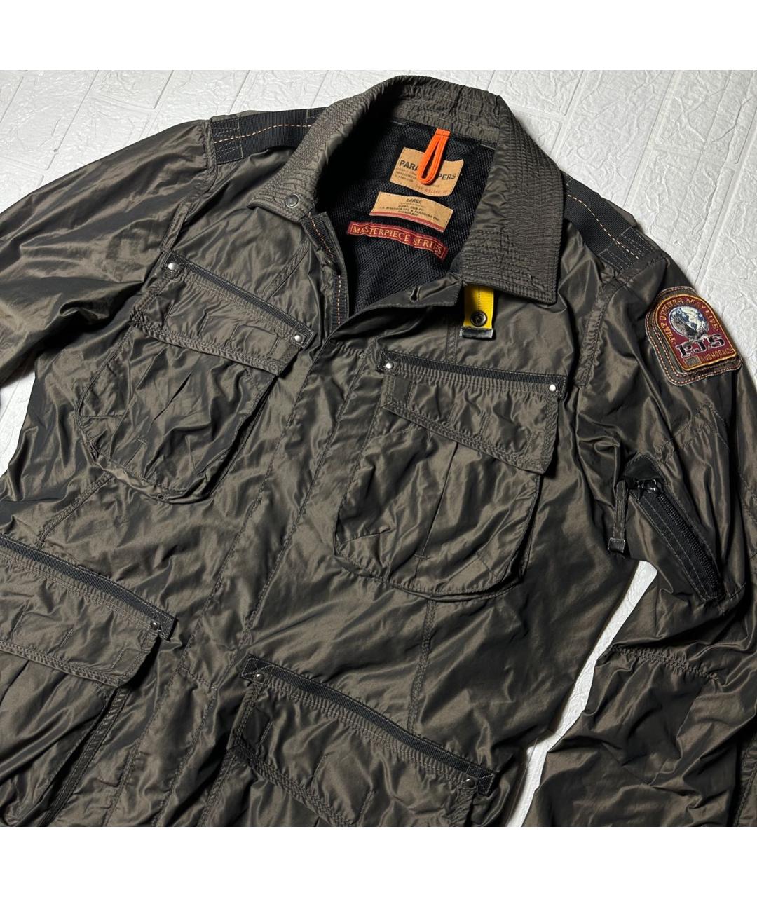 PARAJUMPERS Коричневая полиэстеровая куртка, фото 3