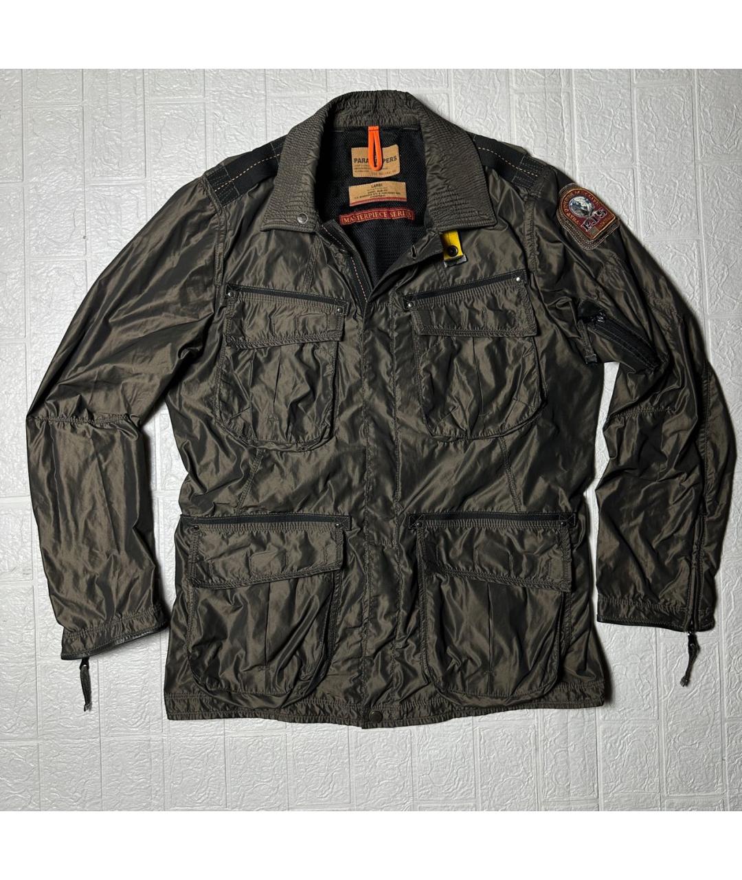 PARAJUMPERS Коричневая полиэстеровая куртка, фото 9