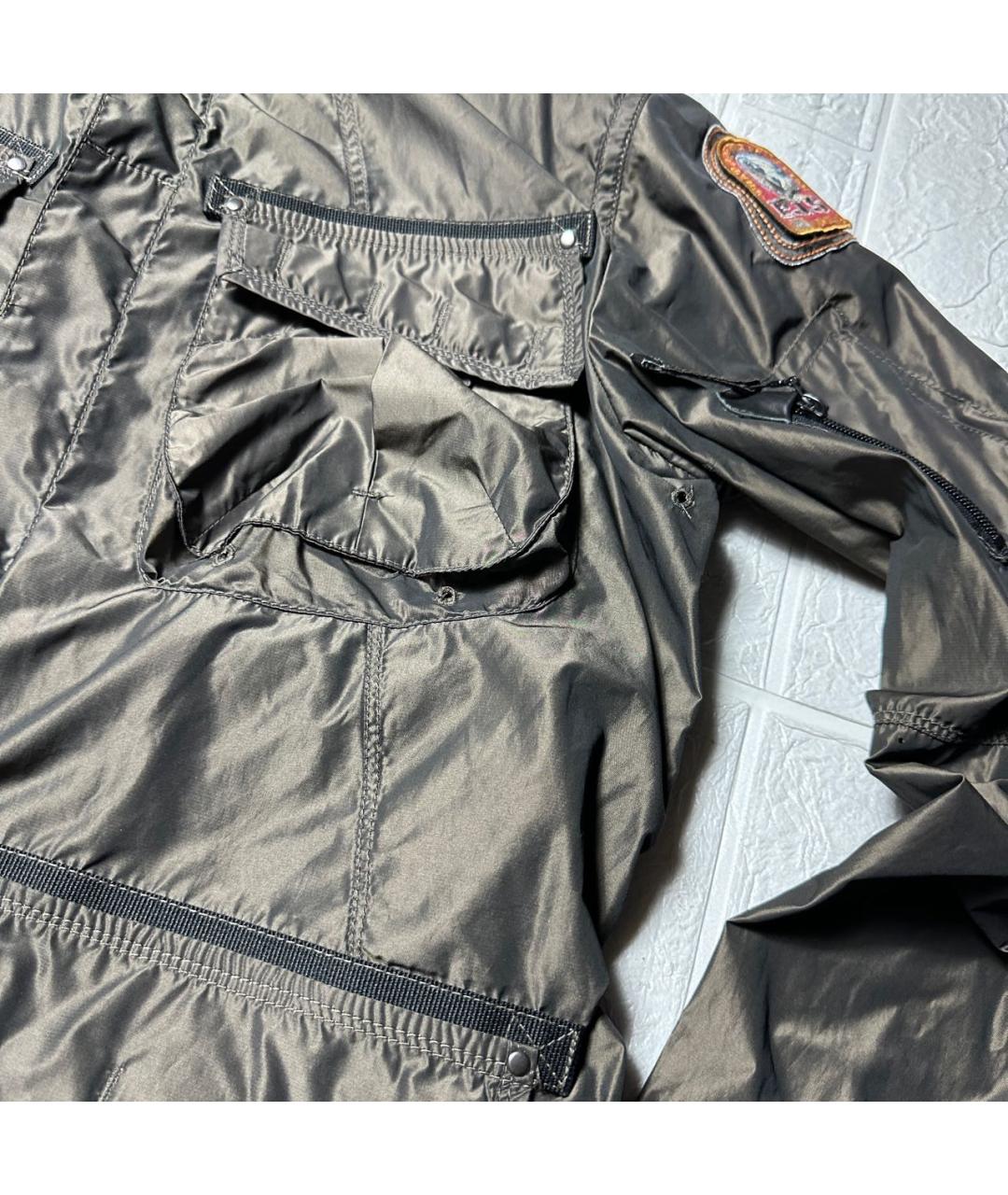 PARAJUMPERS Коричневая полиэстеровая куртка, фото 5