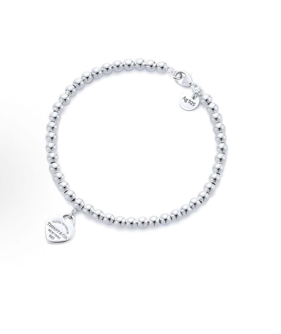 TIFFANY&CO Бирюзовый серебряный браслет, фото 3