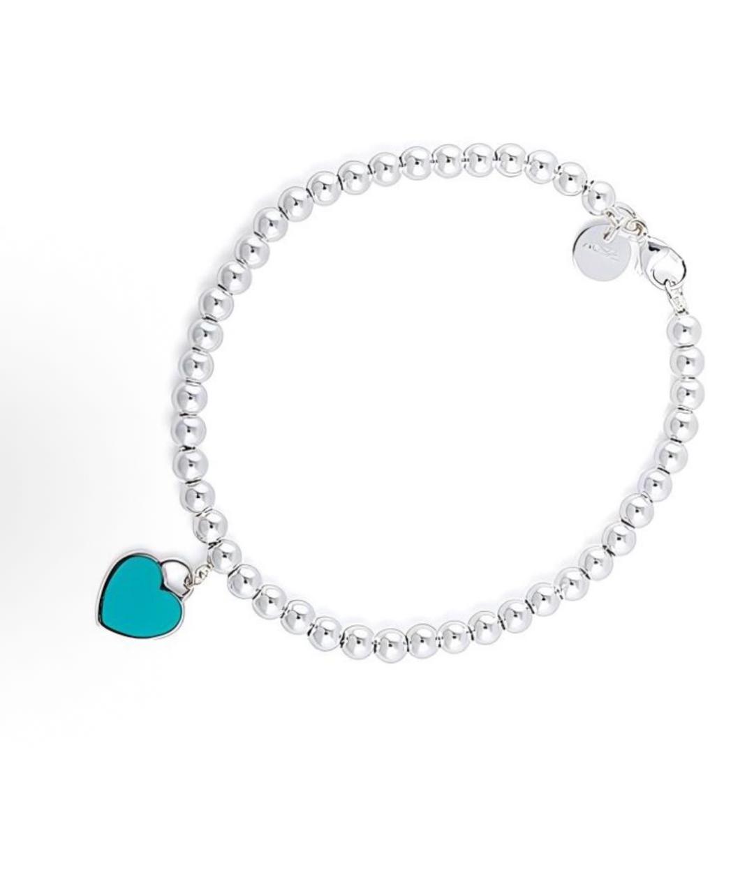 TIFFANY&CO Бирюзовый серебряный браслет, фото 4