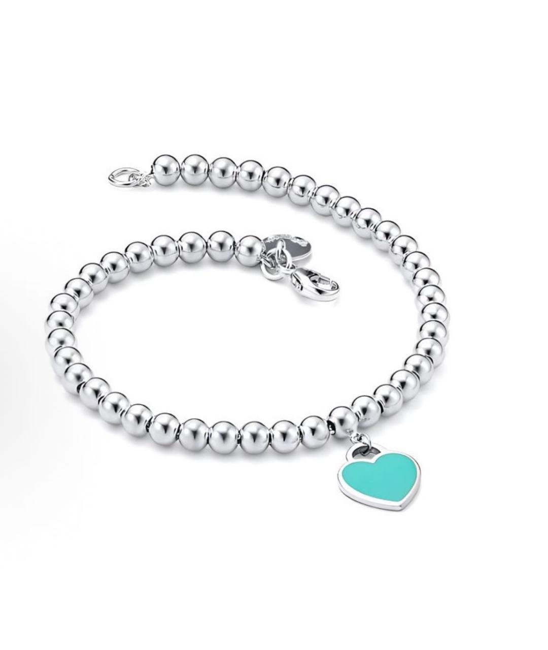 TIFFANY&CO Бирюзовый серебряный браслет, фото 2