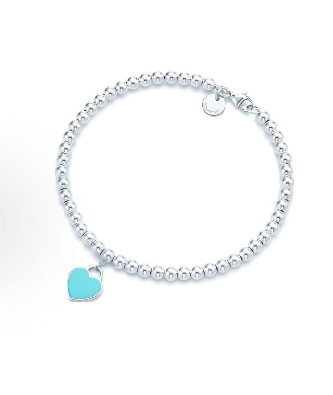 TIFFANY&CO Бирюзовый серебряный браслет, фото 9