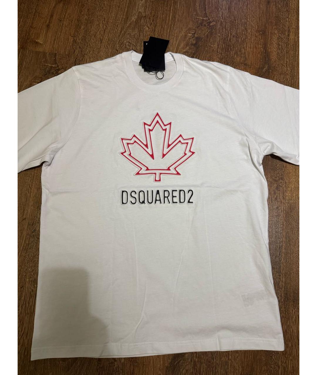 DSQUARED2 Белая хлопковая детская футболка, фото 8