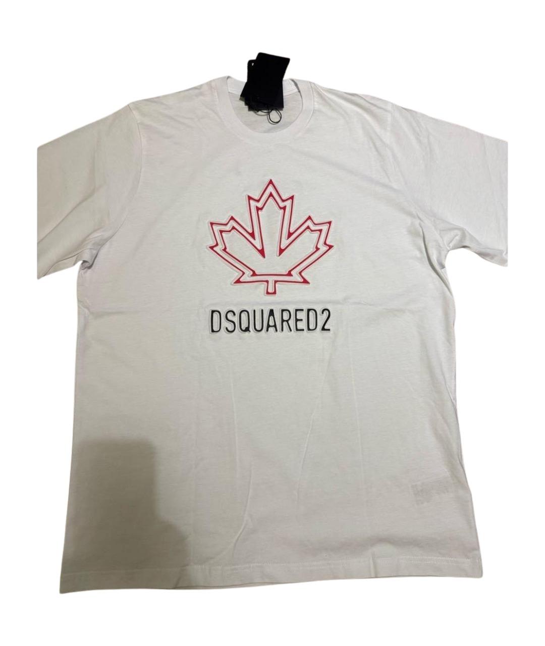 DSQUARED2 Белая хлопковая детская футболка, фото 1