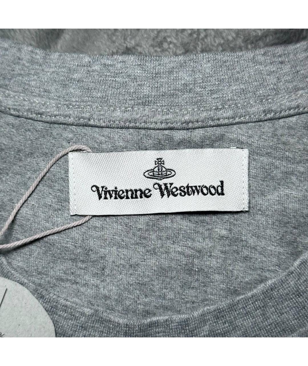 VIVIENNE WESTWOOD Серая футболка, фото 6