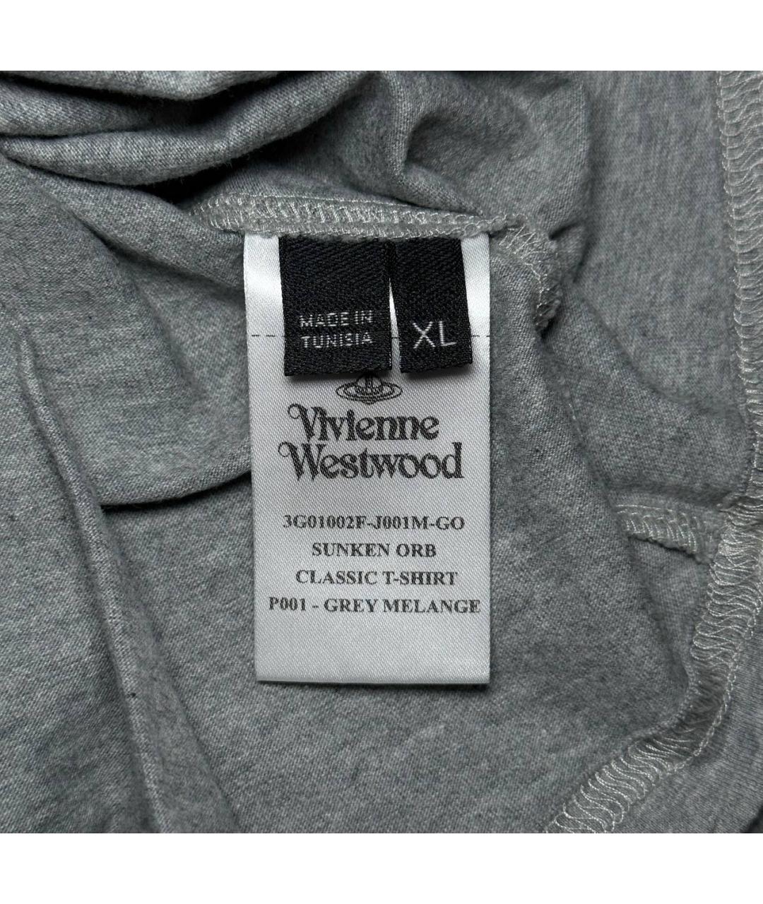 VIVIENNE WESTWOOD Серая футболка, фото 8