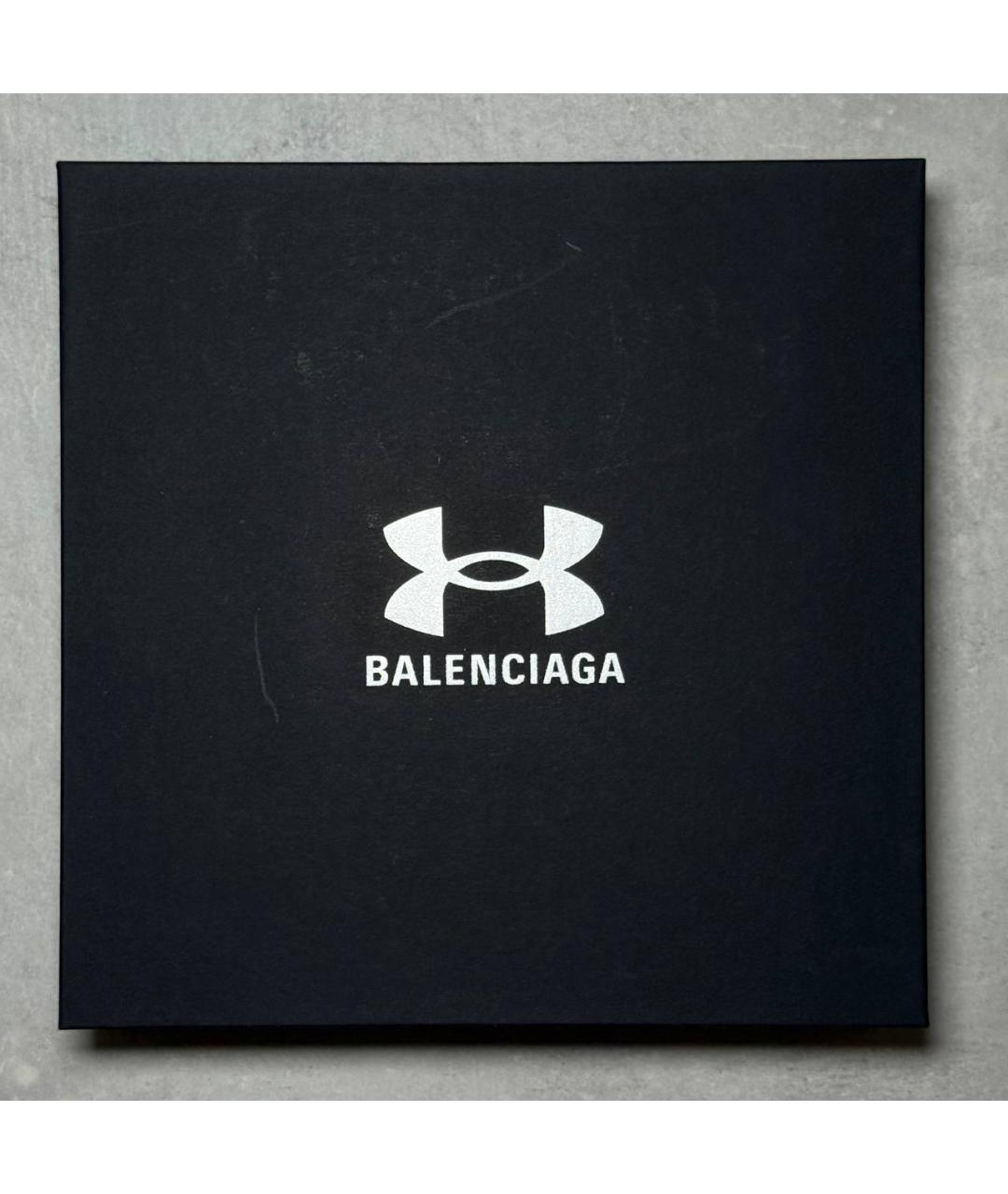 BALENCIAGA Черный кожаный кошелек, фото 4